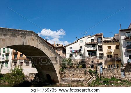 Bridge Jail, Estella, Navarre, Spain, Europe View Large Photo Image Stock Photography - Bridge Jail, Estella, Navarre, Spain, Europe. Fotosearch