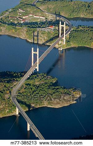 Bridge over fjort, islands in sea. Tjorn. Bohusln. Sweden View Large Photo Image Stock Image - Bridge over fjort, islands in sea. Tjorn. Bohusln. Sweden. Fotosearch