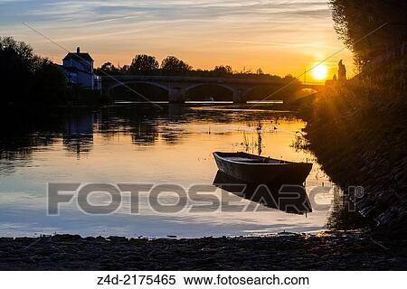 Bridge over Vienne River, Chinon, Indre-et-Loire, Loire Valley, France. View Large Photo Image Stock Photography - Bridge over Vienne River, Chinon, Indre-et-Loire, Loire Valley, France.. Fotosearch