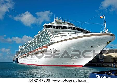 Bridgetown Barbados Caribbean Cruises P & O Ventura Lesser Antilles. View Large Photo Image Stock Photograph - Bridgetown Barbados Caribbean Cruises P & O Ventura Lesser Antilles.. Fotosearch