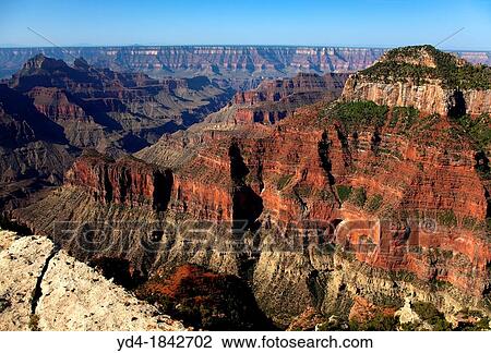 Bright Angel Canyon from Bright Angel Point, Grand Canyon North Rim, Grand Canyon National Park, Arizona View Large Photo Image Stock Image - Bright Angel Canyon from Bright Angel Point, Grand Canyon North Rim, Grand Canyon National Park, Arizona. Fotosearch