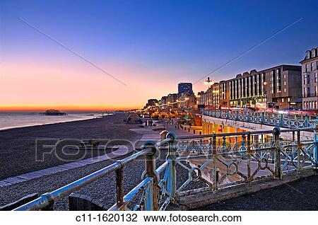 Stock Image - Brighton Pier, Brighton, England, UK,. Fotosearch