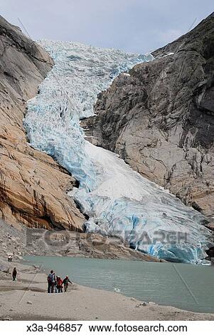 Briksdalsbreen Glacier, Jostedalsbreen, Song og Fjordane, Vestlandet, Norway View Large Photo Image Stock Photo - Briksdalsbreen Glacier, Jostedalsbreen, Song og Fjordane, Vestlandet, Norway. Fotosearch