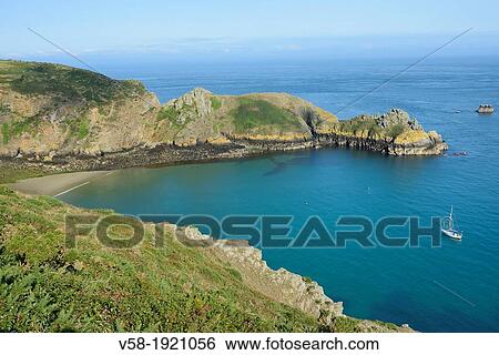 British Crown dependency, Isle of Sark, Big Sark, Derrible Bay View Large Photo Image Stock Photograph - British Crown dependency, Isle of Sark, Big Sark, Derrible Bay. Fotosearch