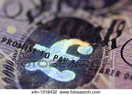 Stock Image - British twenty pound bank note. Fotosearch