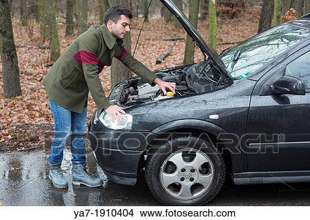 broken down car View Large Photo Image Picture - broken down car. Fotosearch