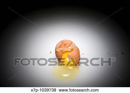 Broken Egg View Large Photo Image Stock Photo - Broken Egg. Fotosearch