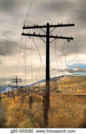 Broken telegraph lines. Wallacheen, B. C., Canada View Large Photo Image Stock Image - Broken telegraph lines. Wallacheen, B. C., Canada. Fotosearch