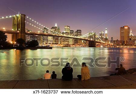 Brooklyn bridge and Downtown New York City, USA View Large Photo Image Stock Photo - Brooklyn bridge and Downtown New York City, USA. Fotosearch