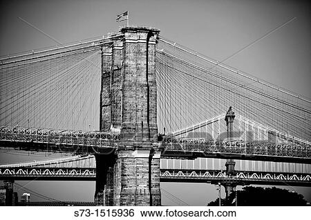 Brooklyn Bridge and Manhattan Bridge in background, New York City, USA View Large Photo Image Stock Photograph - Brooklyn Bridge and Manhattan Bridge in background, New York City, USA. Fotosearch