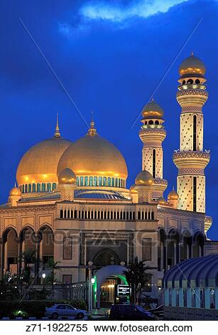 Brunei, Gadong, Jame? Asr Hassanil Bolkiah, Mosque, View Large Photo Image Stock Photography - Brunei, Gadong, Jame? Asr Hassanil Bolkiah, Mosque,. Fotosearch