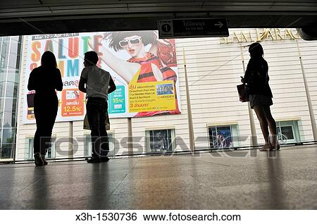 BTS Skytrain Bangkok, Thailand, Asia View Large Photo Image Stock Photograph - BTS Skytrain Bangkok, Thailand, Asia. Fotosearch