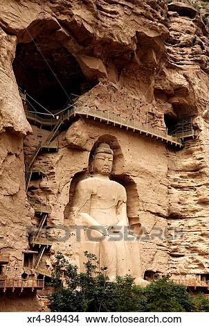 Buddha at Bingling Si, Lanzhou, Gansu, China View Large Photo Image Picture - Buddha at Bingling Si, Lanzhou, Gansu, China. Fotosearch