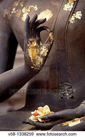 BUDDHA, TEACHING MUDRA, NAKHON PATHOM, THAILAND. View Large Photo Image Stock Photo - BUDDHA, TEACHING MUDRA, NAKHON PATHOM, THAILAND.. Fotosearch