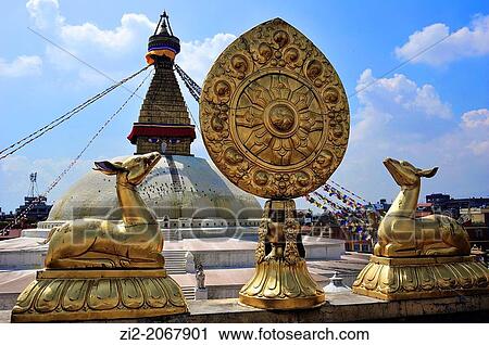 Buddhist stupa of Boudhanath, Kathmandu, Nepal View Large Photo Image Stock Image - Buddhist stupa of Boudhanath, Kathmandu, Nepal. Fotosearch