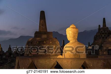Buddhist Temple of Borobudur, Java, Indonesia View Large Photo Image Stock Image - Buddhist Temple of Borobudur, Java, Indonesia. Fotosearch