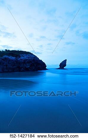 Buelna beach, Buelna, Cantabria, Bay of Biscay, Spain, Europe View Large Photo Image Picture - Buelna beach, Buelna, Cantabria, Bay of Biscay, Spain, Europe. Fotosearch