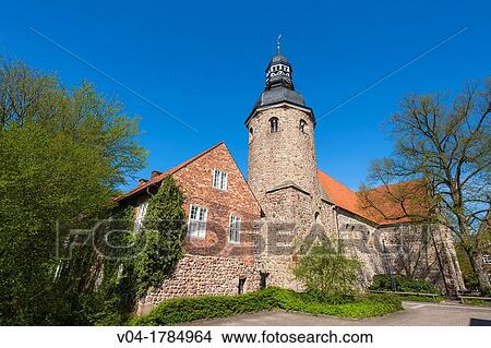 Building and church of St. Viti monastery in Zeven, Lower Saxony, Germany, Europe View Large Photo Image Picture - Building and church of St. Viti monastery in Zeven, Lower Saxony, Germany, Europe. Fotosearch