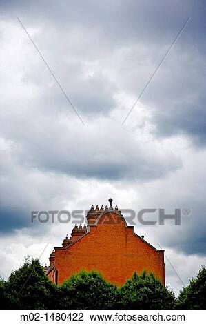 Stock Image - Building and sky in Dublin, Ireland. Fotosearch