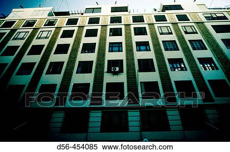 Building fa? ade with air conditioning equipment. Valencia, Spain View Large Photo Image Stock Photography - Building fa? ade with air conditioning equipment. Valencia, Spain. Fotosearch