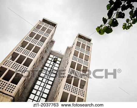 Stock Image - Building in Alcaiz City, in Teruel, Arag? n, Spain.. Fotosearch