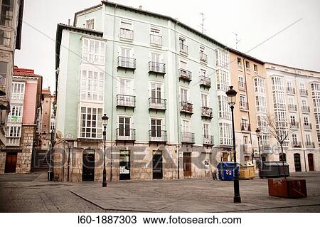 Building in Burgos, Castile and Le? n, Spain View Large Photo Image Stock Image - Building in Burgos, Castile and Le? n, Spain. Fotosearch