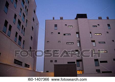 Stock Photograph - Building in? Ensanche Sur? Alcorcon Spain. Fotosearch