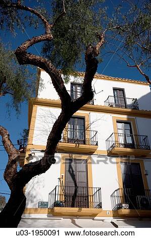 Building in Ibiza city, Spain. View Large Photo Image Stock Image - Building in Ibiza city, Spain.. Fotosearch