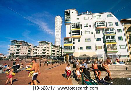 Building in Malmo, Sk? ne. Sweden View Large Photo Image Stock Photo - Building in Malmo, Sk? ne. Sweden. Fotosearch