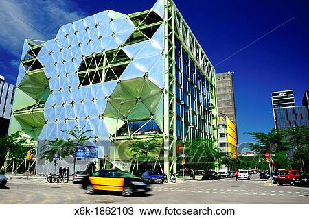 Building Media-TIC Enric Ruiz-Geli, 22 @ district, Barcelona, Catalonia, Spain. View Large Photo Image Stock Image - Building Media-TIC Enric Ruiz-Geli, 22 @ district, Barcelona, Catalonia, Spain.. Fotosearch