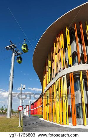 Building of Expo 2008, Zaragoza, Aragon, Spain View Large Photo Image Stock Image - Building of Expo 2008, Zaragoza, Aragon, Spain. Fotosearch