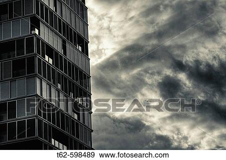 Building. Storm. Barcelona. Catalonia. Spain. View Large Photo Image Stock Photo - Building. Storm. Barcelona. Catalonia. Spain.. Fotosearch