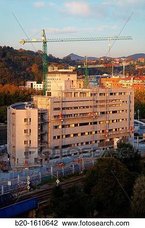 Building under construction, Donostia, San Sebastian, Gipuzkoa, Basque Country, Spain View Large Photo Image Stock Image - Building under construction, Donostia, San Sebastian, Gipuzkoa, Basque Country, Spain. Fotosearch