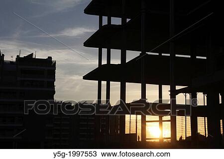 Stock Image - building under construction in rome italy.. Fotosearch