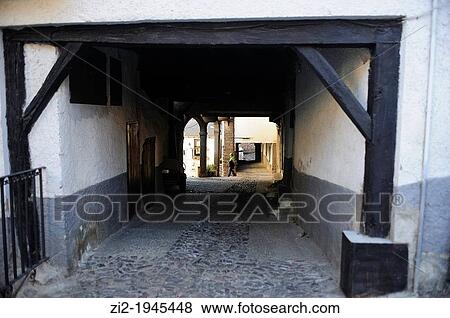Building with passage. Ortigosa de Cameros, La Rioja, Spain View Large Photo Image Stock Photo - Building with passage. Ortigosa de Cameros, La Rioja, Spain. Fotosearch