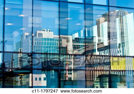 buildings reflected in office window, london, england, uk, europe View Large Photo Image Stock Photo - buildings reflected in office window, london, england, uk, europe. Fotosearch