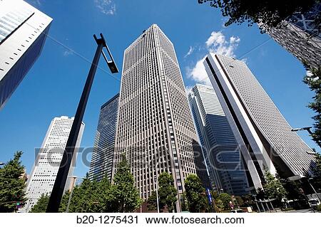 Buildings, Shinjuku district, Tokyo, Japan View Large Photo Image Stock Image - Buildings, Shinjuku district, Tokyo, Japan. Fotosearch