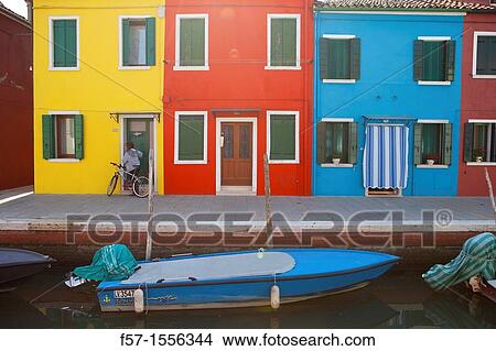 Burano Island near Venice, Italy View Large Photo Image Picture - Burano Island near Venice, Italy. Fotosearch