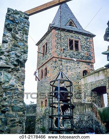 Burg Frankenstein castle 13th Century with Halloween decoration M? hltal Hesse Germany. View Large Photo Image Stock Photograph - Burg Frankenstein castle 13th Century with Halloween decoration M? hltal Hesse Germany.. Fotosearch