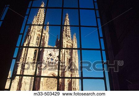 Burgos cathedral seen from El Mes? n del Cid. Burgos. Spain. View Large Photo Image Stock Photo - Burgos cathedral seen from El Mes? n del Cid. Burgos. Spain.. Fotosearch