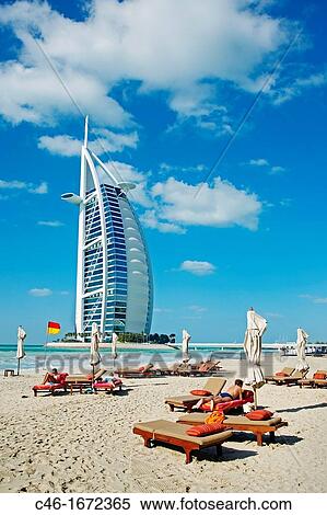 Burj Al Arab hotel, Dubai City, Dubai, United Arab Emirates, Middle East. View Large Photo Image Stock Photography - Burj Al Arab hotel, Dubai City, Dubai, United Arab Emirates, Middle East.. Fotosearch