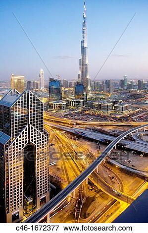 Burj Khalifa, formerly the Burj Dubai Dubai Tower, the tallest tower in the world at 818m, Dubai City, Dubai, United Arab Emirates, Middle East. View Large Photo Image Stock Photo - Burj Khalifa, formerly the Burj Dubai Dubai Tower, the tallest tower in the world at 818m, Dubai City, Dubai, United Arab Emirates, Middle East.. Fotosearch