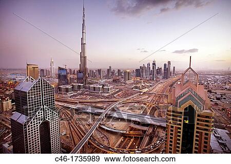 Burj Khalifa, formerly the Burj Dubai Dubai Tower, the tallest tower in the world at 818m, Dubai City, Dubai, United Arab Emirates, Middle East. View Large Photo Image Stock Photo - Burj Khalifa, formerly the Burj Dubai Dubai Tower, the tallest tower in the world at 818m, Dubai City, Dubai, United Arab Emirates, Middle East.. Fotosearch
