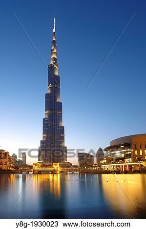 Burj Khalifa Tower in the evening time, the tallest skyscrapers in Dubai and in the world 829 8 m, Dubai, United Arab Emirates View Large Photo Image Stock Image - Burj Khalifa Tower in the evening time, the tallest skyscrapers in Dubai and in the world 829 8 m, Dubai, United Arab Emirates. Fotosearch