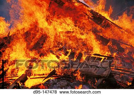 Burning fire View Large Photo Image Stock Photo - Burning fire. Fotosearch