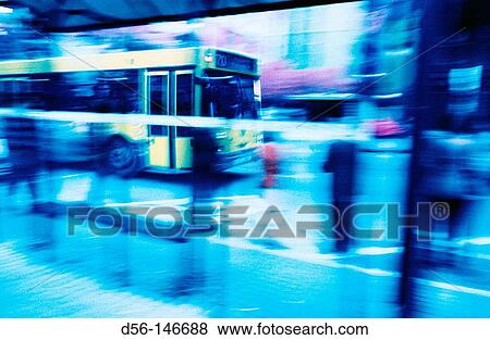 Bus stop. Valencia. Spain View Large Photo Image Stock Photo - Bus stop. Valencia. Spain. Fotosearch