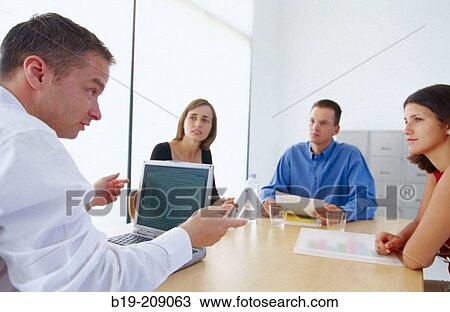 Busibess meeting View Large Photo Image Stock Image - Busibess meeting. Fotosearch