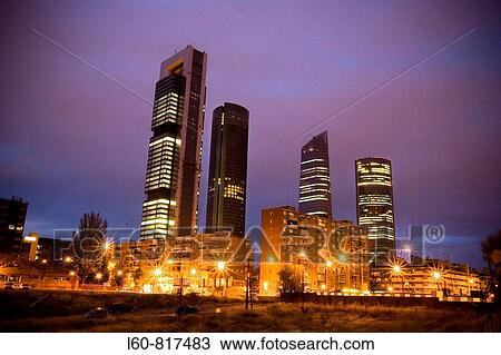 business area in Madrid View Large Photo Image Stock Image - business area in Madrid. Fotosearch