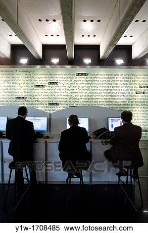 Stock Photography - Business convention, Barcelona, Spain. Fotosearch
