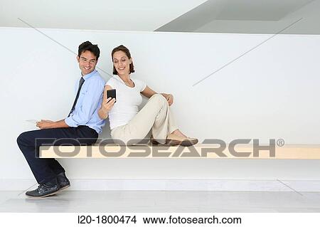 Picture - Business couple. Fotosearch